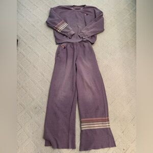 RARE AVIATOR NATION FADED MOCHA RUGBY STITCH SZ M